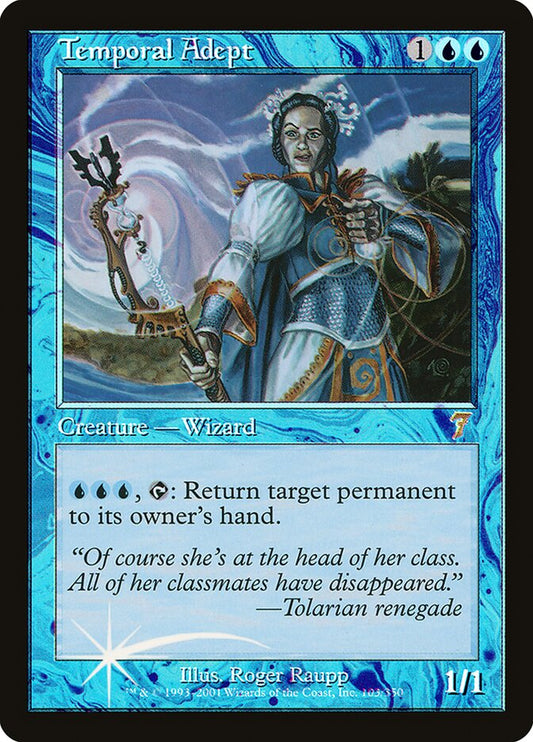 Temporal Adept (7ED-103★) (Foil)