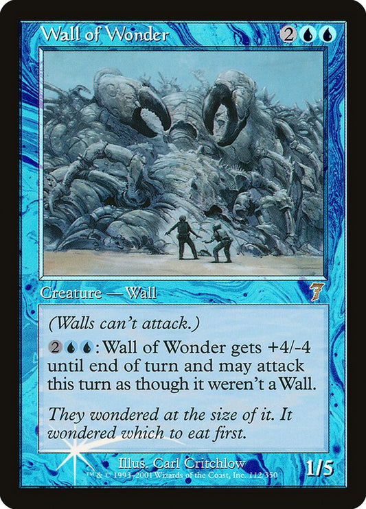 Wall of Wonder (7ED-112★) (Foil)