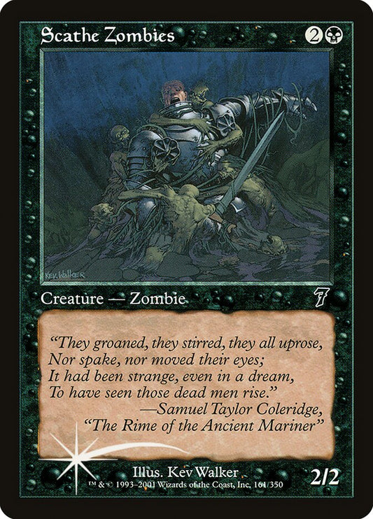 Scathe Zombies (7ED-161★) (Foil)
