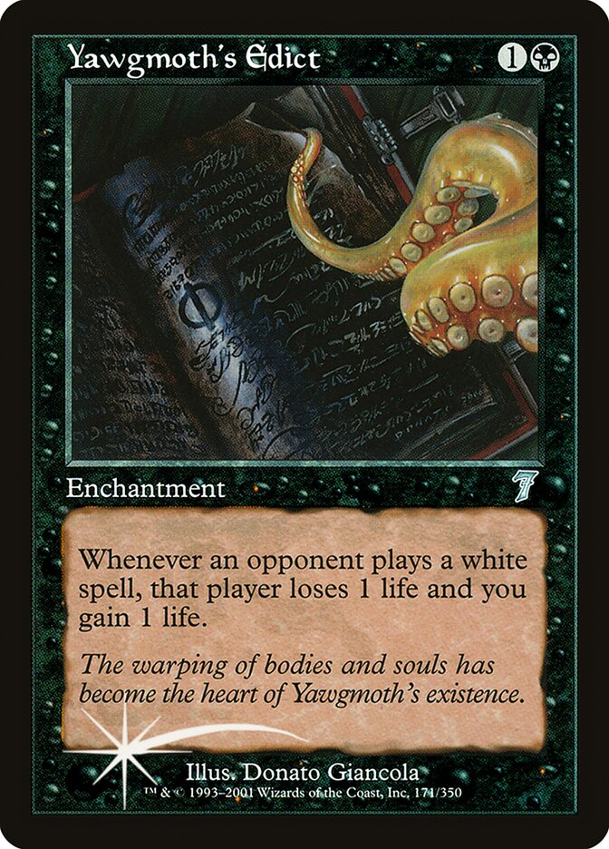 Yawgmoth's Edict (7ED-171★) (Foil)
