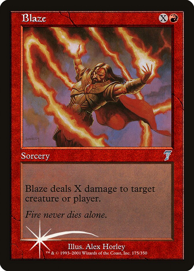 Blaze (7ED-175★) (Foil)