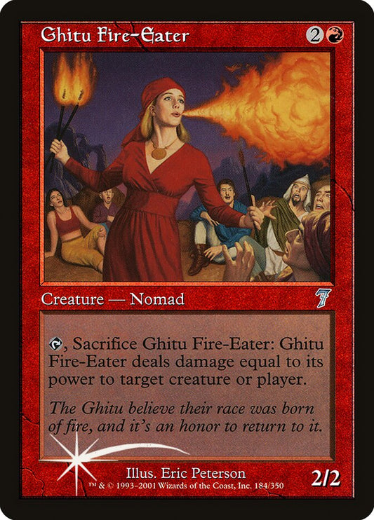 Ghitu Fire-Eater (7ED-184★) (Foil)