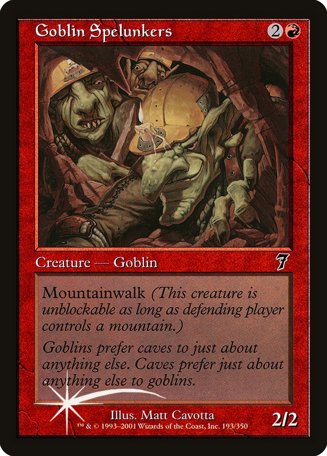 Goblin Spelunkers (7ED-193★) (Foil)