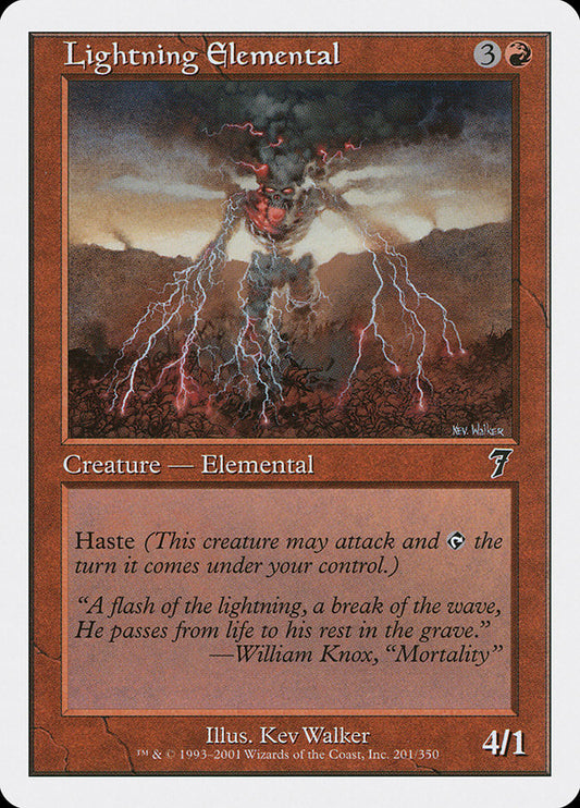 Lightning Elemental (7ED-201)