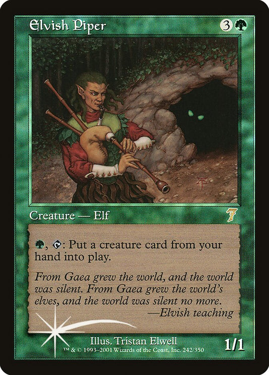 Elvish Piper (7ED-242★) (Foil)