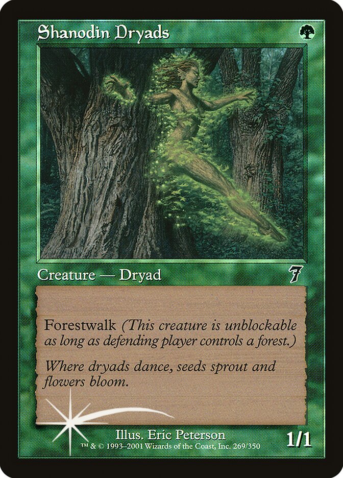 Shanodin Dryads (7ED-269★) (Foil)