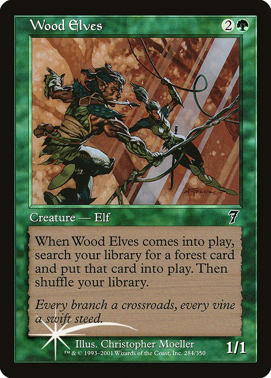 Wood Elves (7ED-284★) (Foil)