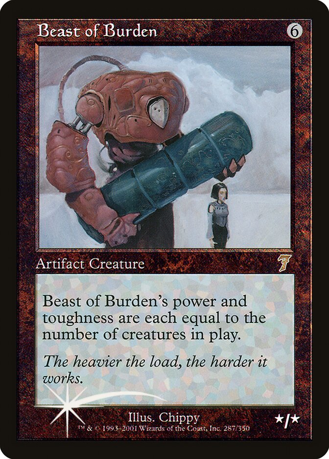 Beast of Burden (7ED-287★) (Foil)