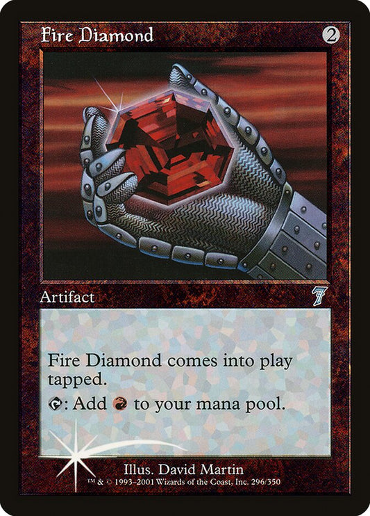 Fire Diamond (7ED-296★) (Foil)