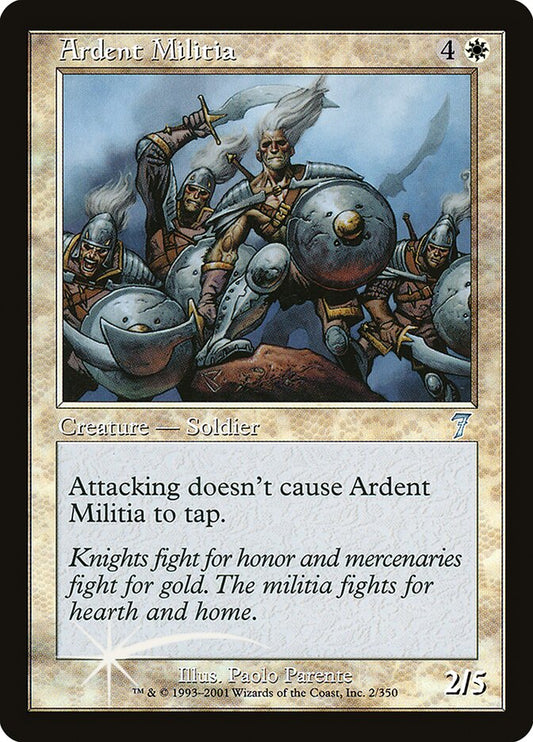 Ardent Militia (7ED-002★) (Foil)