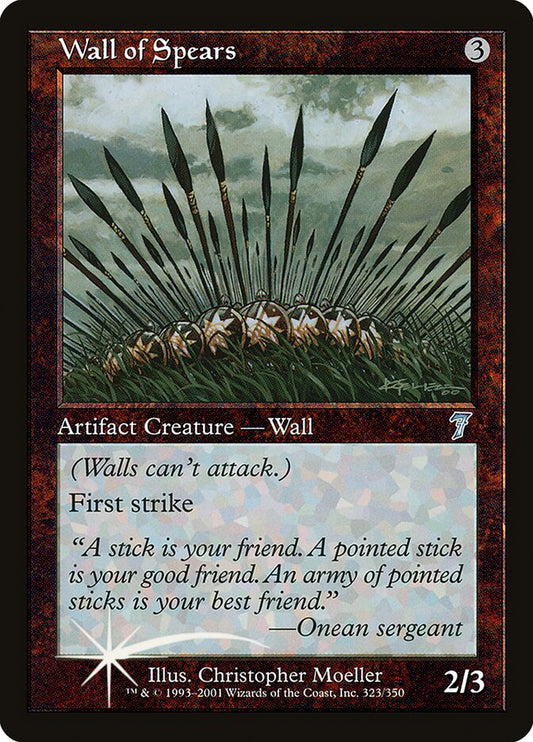 Wall of Spears (7ED-323★) (Foil)