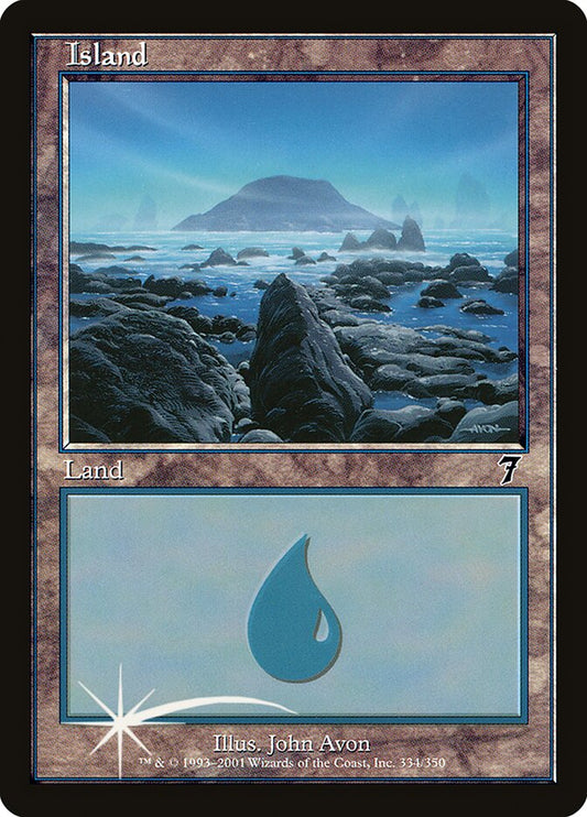 Island (334) (7ED-334★) (Foil)