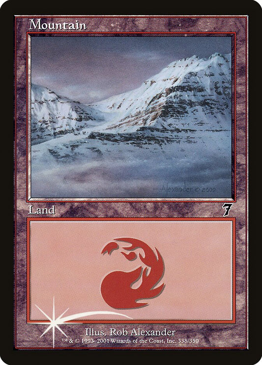 Mountain (338) (7ED-338★) (Foil)
