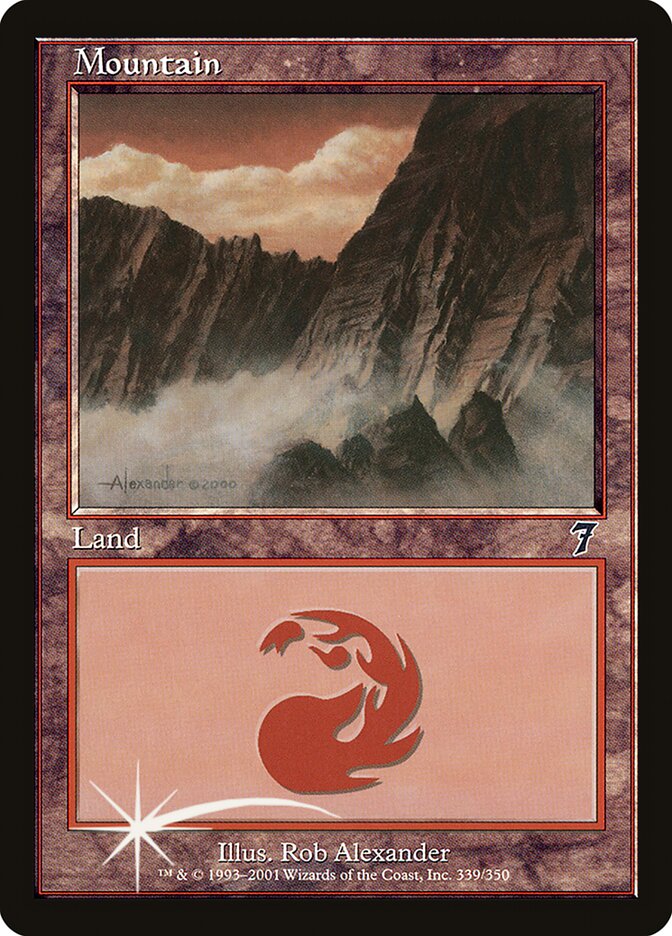 Mountain (339) (7ED-339★) (Foil)