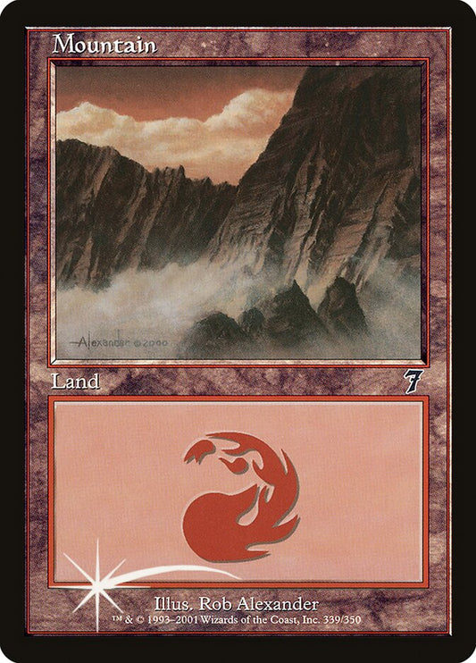 Mountain (339) (7ED-339★) (Foil)
