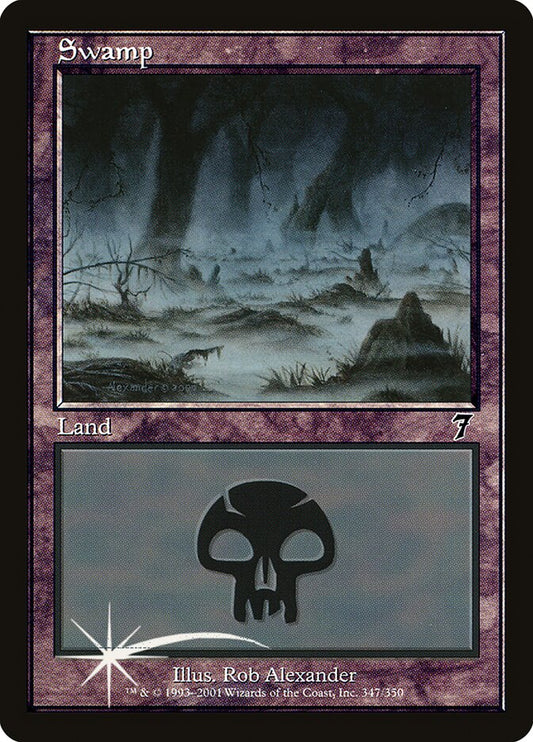Swamp (347) (7ED-347★) (Foil)