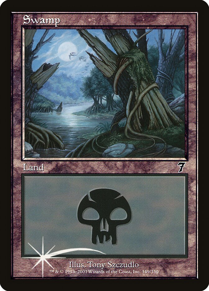 Swamp (349) (7ED-349★) (Foil)