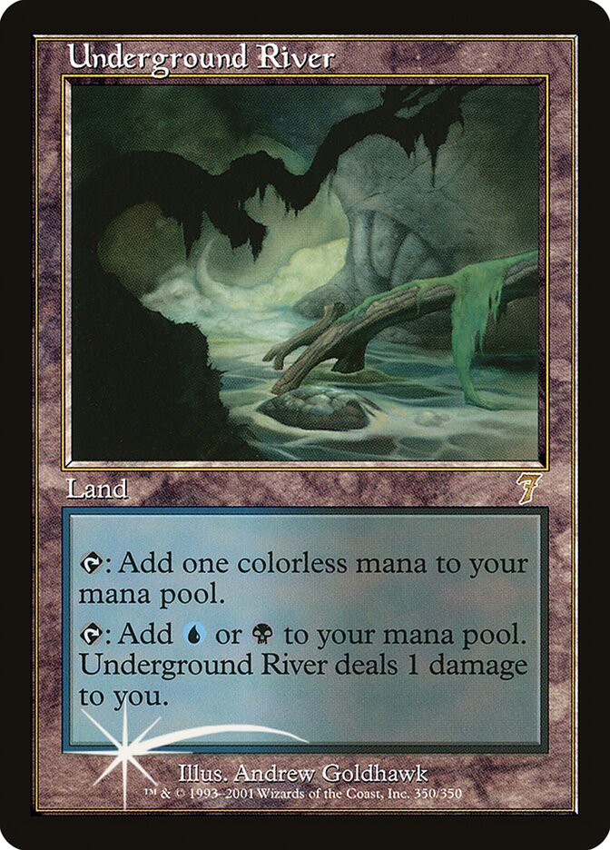 Underground River (7ED-350★) (Foil)