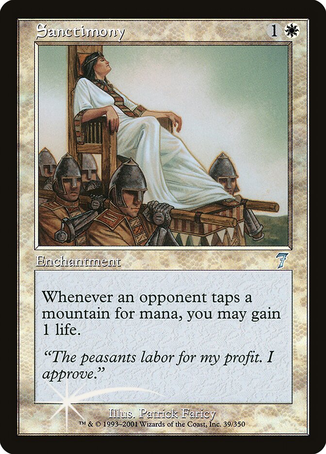 Sanctimony (7ED-039★) (Foil)