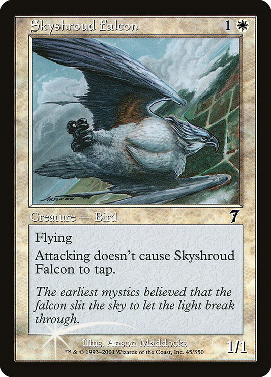 Skyshroud Falcon (7ED-045★) (Foil)