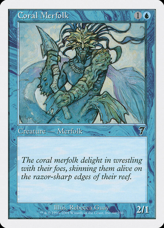 Coral Merfolk (7ED-066)