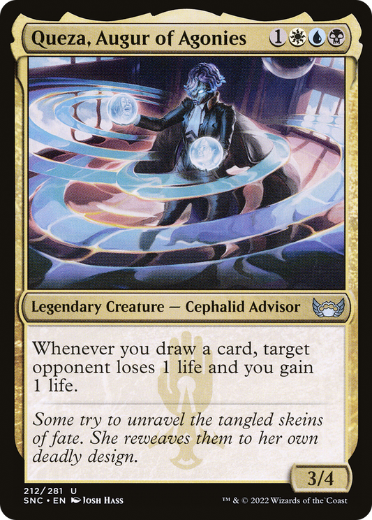 Queza, Augur of Agonies (SNC-212) (Foil)