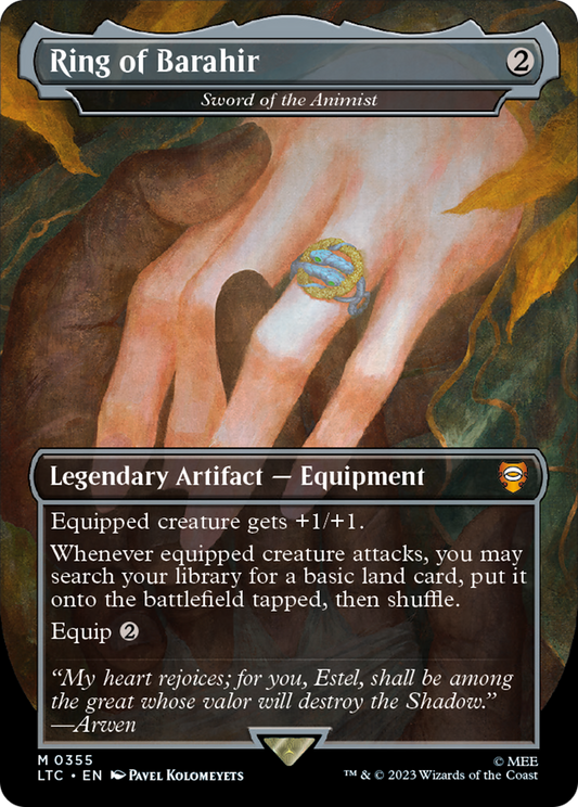 Ring of Barahir / Sword of the Animist (LTC-355) (Borderless) (Foil)