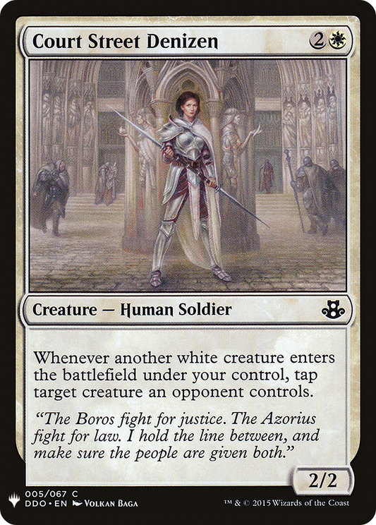 Court Street Denizen (LIST-DDO-5)