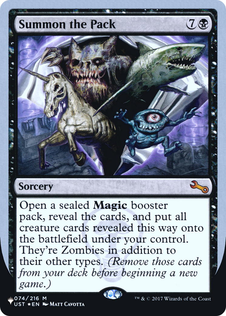 Summon the Pack (LIST-025) (Foil)