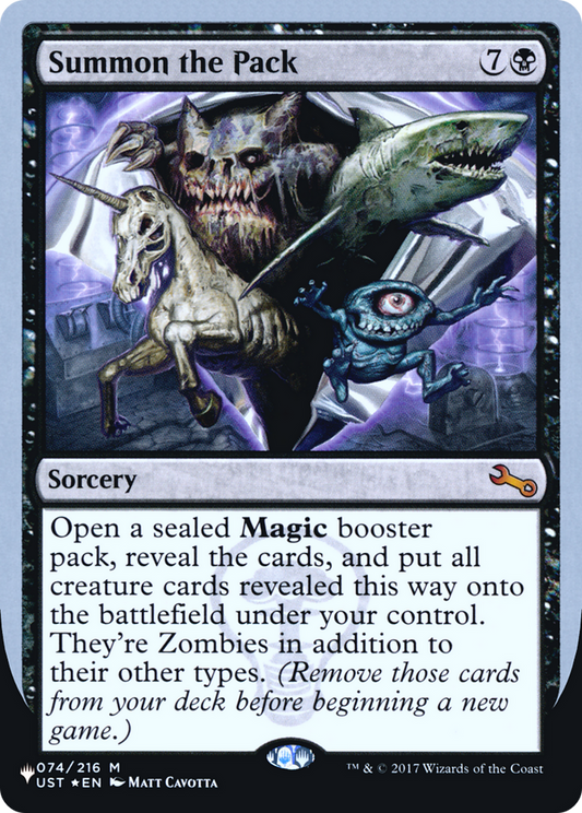 Summon the Pack (LIST-025) (Foil)
