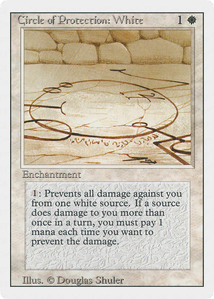 Circle of Protection: White (3ED-013)
