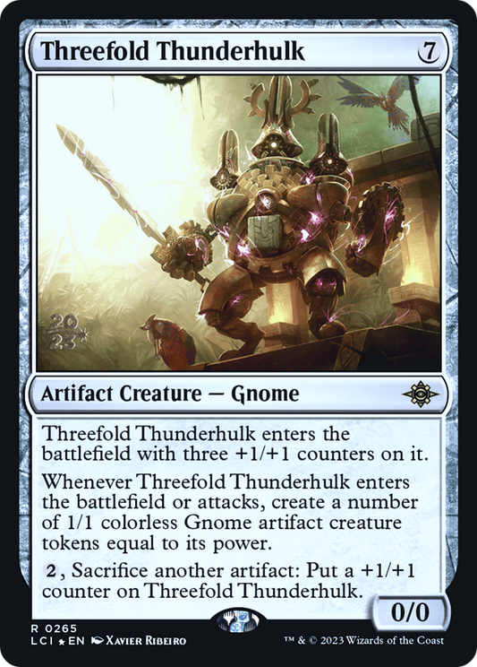 Threefold Thunderhulk (PRE-265S) (Foil)