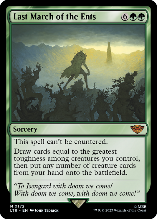 Last March of the Ents (LTR-172) (Foil)