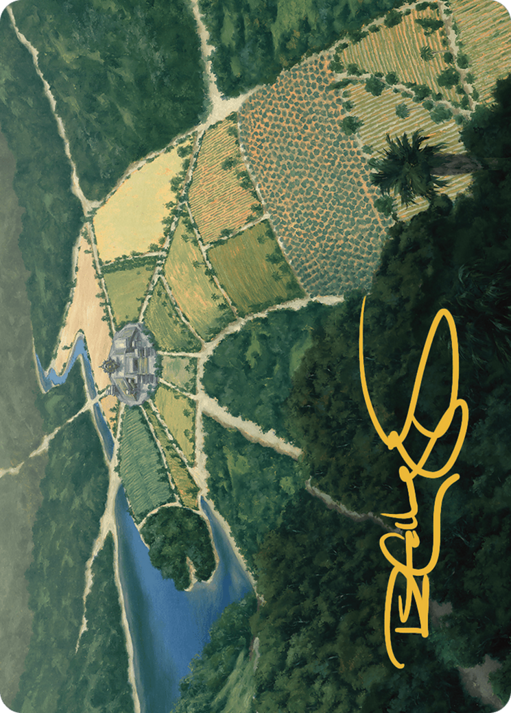 Restless Prairie Art Card (ALCI-043) (Gold-Stamped Signature)