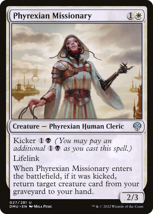 Phyrexian Missionary (DMU-027) (Foil)