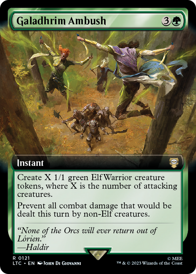 Galadhrim Ambush (LTC-121) (Extended Art)