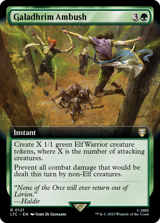 Galadhrim Ambush (LTC-121) (Extended Art)