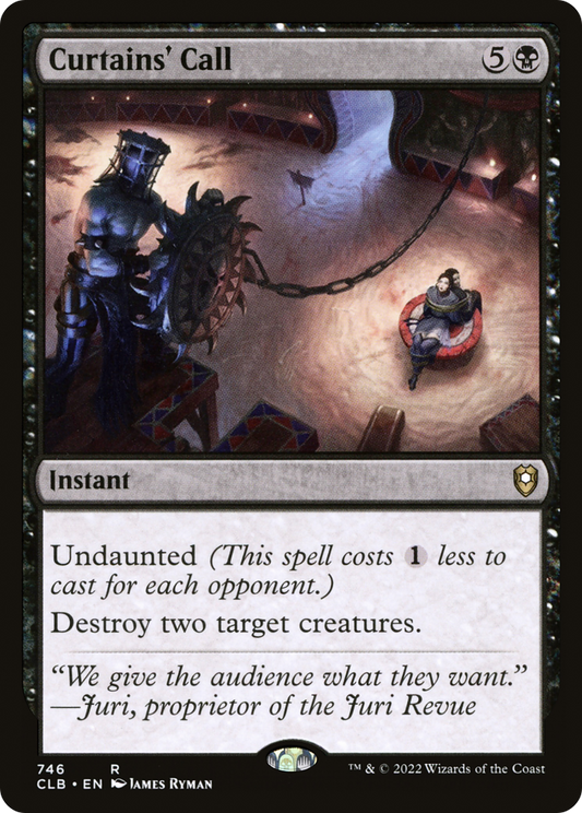 Curtains' Call (CLB-746)