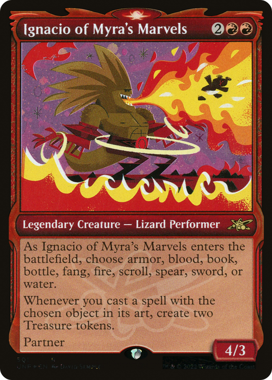Ignacio of Myra's Marvels (UNF-501) (Showcase) (Galaxy Foil)