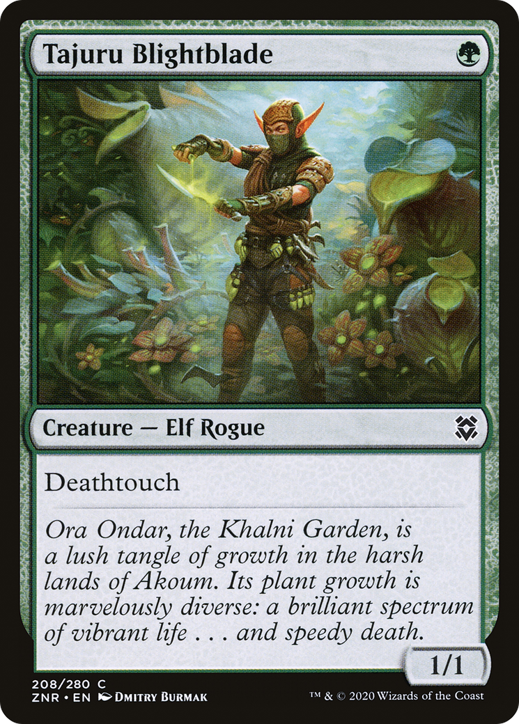 Tajuru Blightblade (ZNR-208) (Foil)