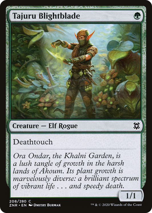 Tajuru Blightblade (ZNR-208) (Foil)