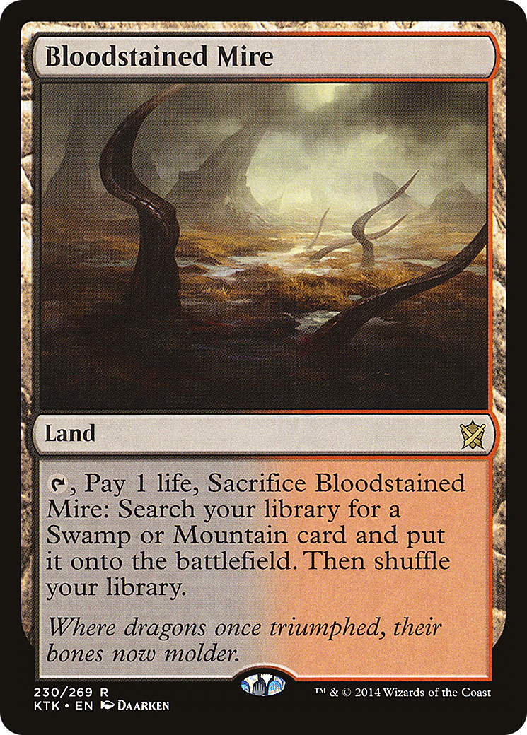 Bloodstained Mire (KTK-230) (Foil)
