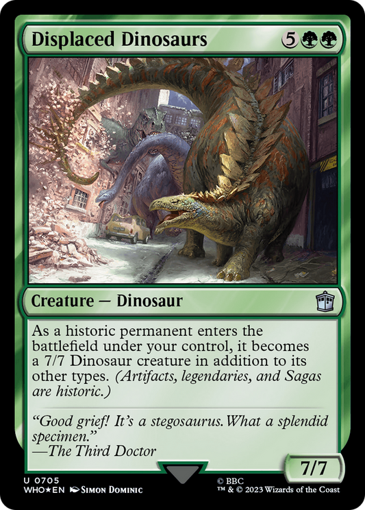 Displaced Dinosaurs (WHO-705) (Surge Foil)