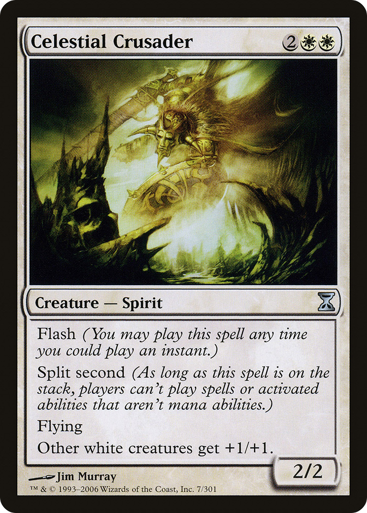 Celestial Crusader (TSP-007) (Foil)