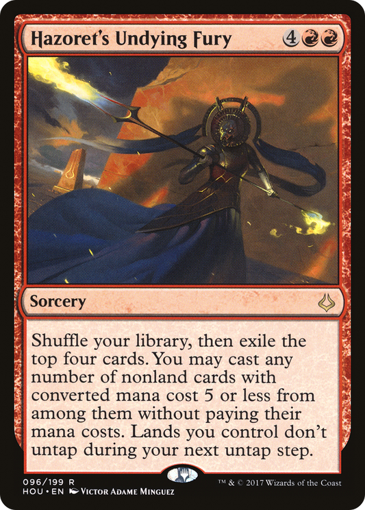 Hazoret's Undying Fury (HOU-096) (Foil)