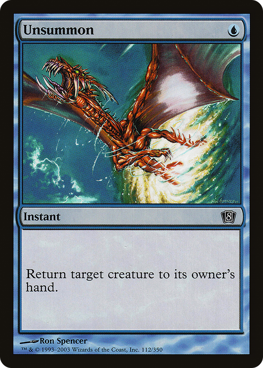 Unsummon (8ED-112★) (Foil)