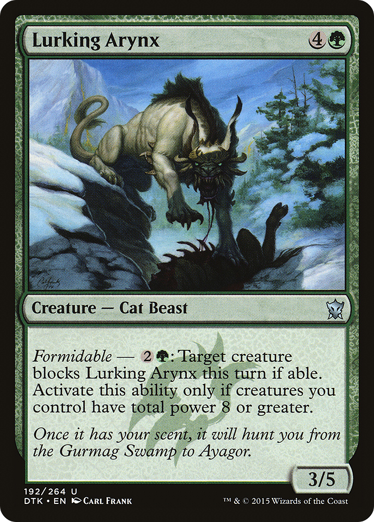 Lurking Arynx (DTK-192) (Foil)