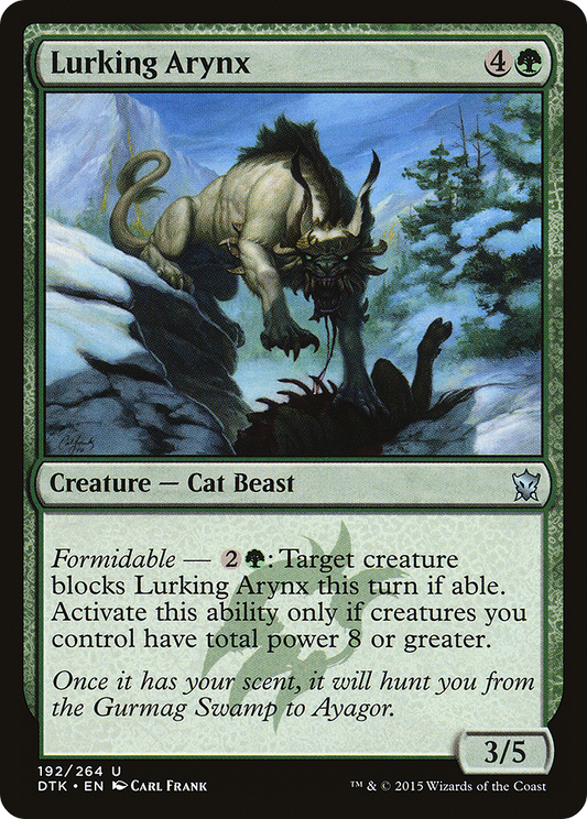 Lurking Arynx (DTK-192) (Foil)