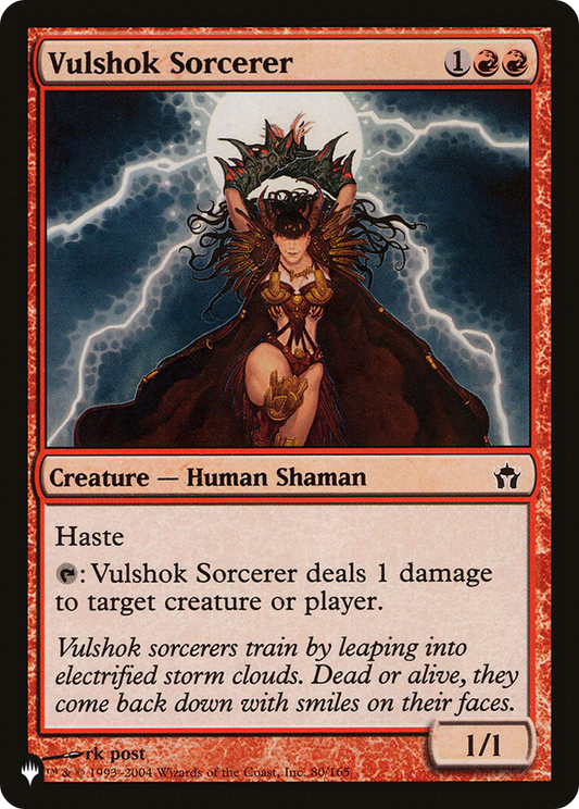 Vulshok Sorcerer (LIST-5DN-80)