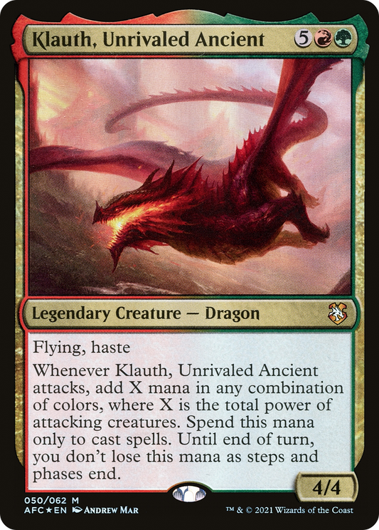Klauth, Unrivaled Ancient (AFC-050) (Foil)